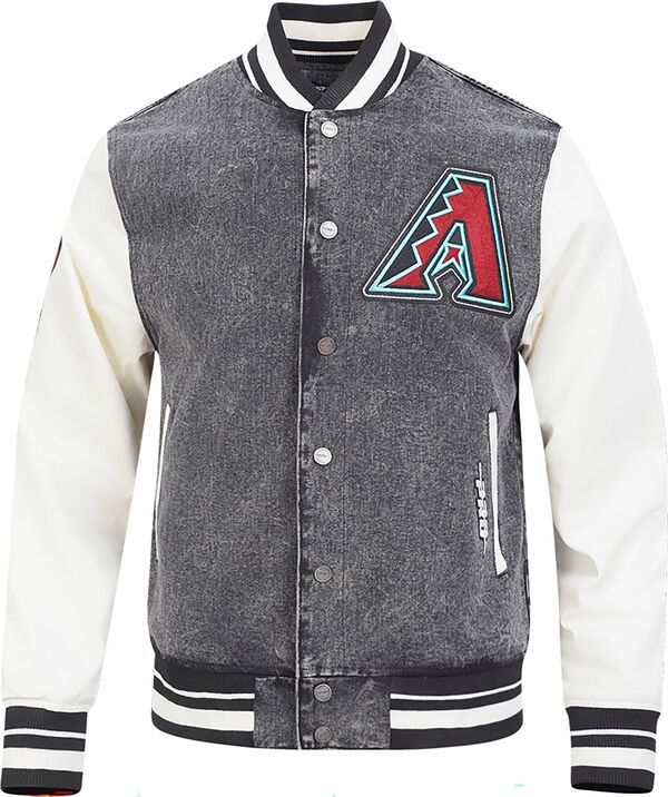 プロスタンダード メンズ アウター ジャケット・ブルゾン デニム Pro Standard Mens Arizona Diamondbacks Black Rebel Athletics Denim