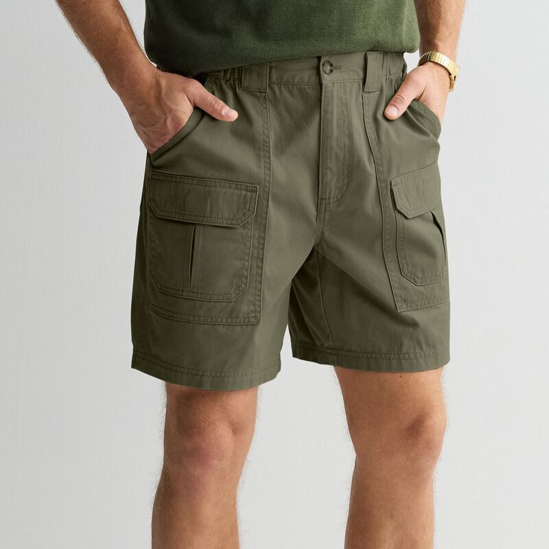 クロフト＆バロー レディース ボトムス ハーフパンツ・ショーツ ショートパンツ Mens Croft Barrow 75Inch Sidelasticargo Shorts Olive オリーブ