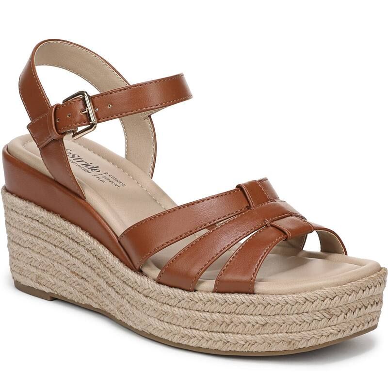 ライフストライド レディース シューズ サンダル LifeStride Havana Womens Wedgespadrille Sandals Tan タン