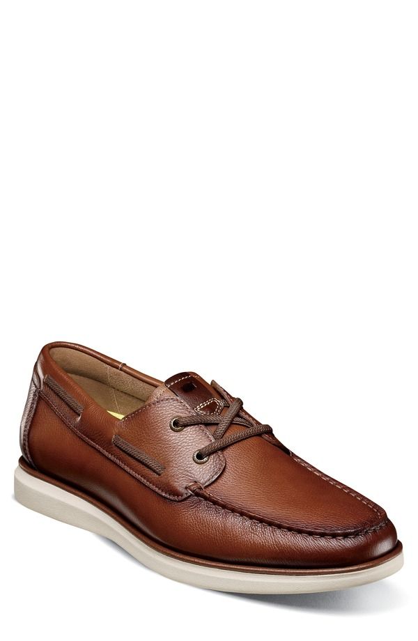 フローシャイム メンズ シューズ Florsheim Tropics Boat Shoe Cognac
