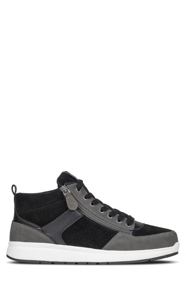 ビリーフットウェア メンズ シューズ スニーカー BILLY Footwear Comfort Double Zip High Top Sneaker BlackCharcoalBlack ブラック