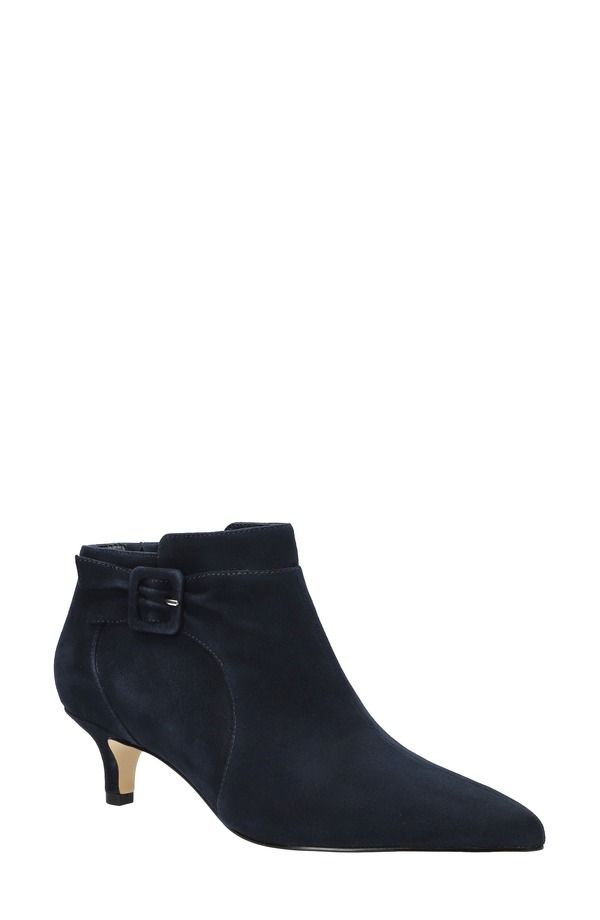 ベラヴィータ レディース シューズ ブーツ・レインブーツ Bella Vita Bindi Bootie Navy Suede ネイビー