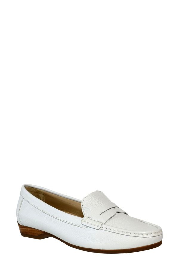ダイビッドテイト レディース シューズ スリッポン・ローファー David Tate Freetime Penny Loafer White ホワイト