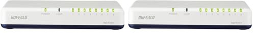 バッファロー 8ポート スイッチングハブ Giga ギガ プラスチック筐体 壁掛け設置対応 LSW7-GT-8EPL/WH (× 2)ts 97e63f66