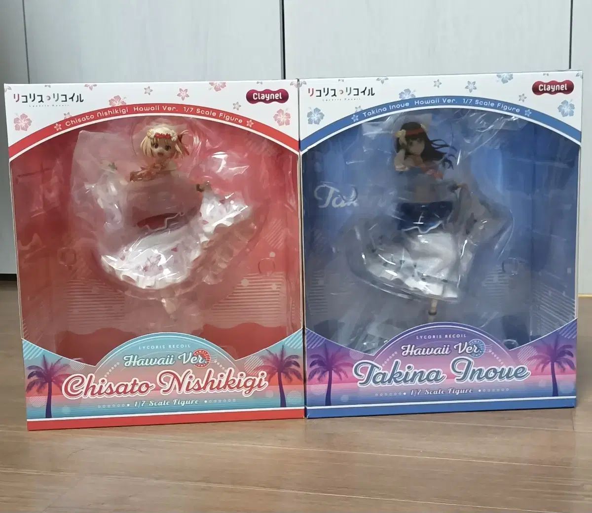 クレネル リコリス リコイル タキナ チサト ハワイ フィギュア claynel