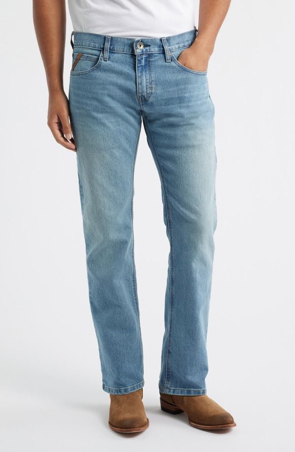 アリアト メンズ ボトムス デニムパンツ ストレート ジーンズ Ariat M7 Pro Serieslim Straight Leg Jeans Lindo