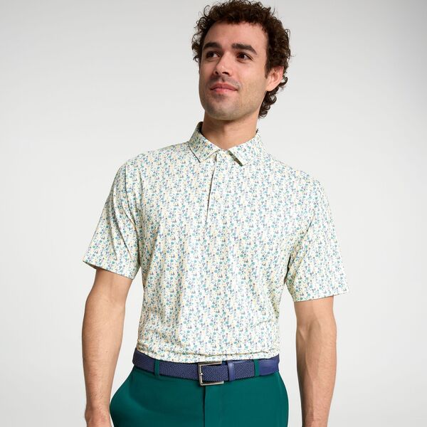ウォルターヘーゲン メンズ トップス ポロシャツ プリント Walter Hagen Mens Performance 11 Novelty Print Golf Polo Mini Dense De