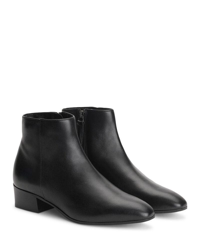 アクアタリア レディース シューズ ブーツ・レインブーツ Aquatalia Womens Fuoco Booties Black Leather ブラック
