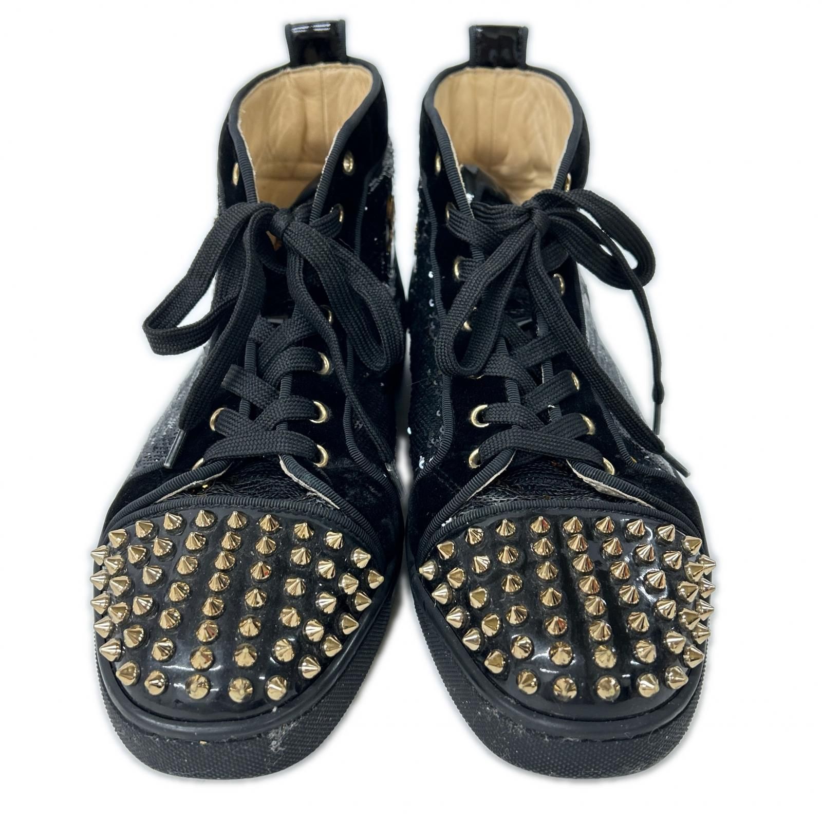 CHRISTIAN LOUBOUTIN クリスチャンルブタン スパイク スパンコール