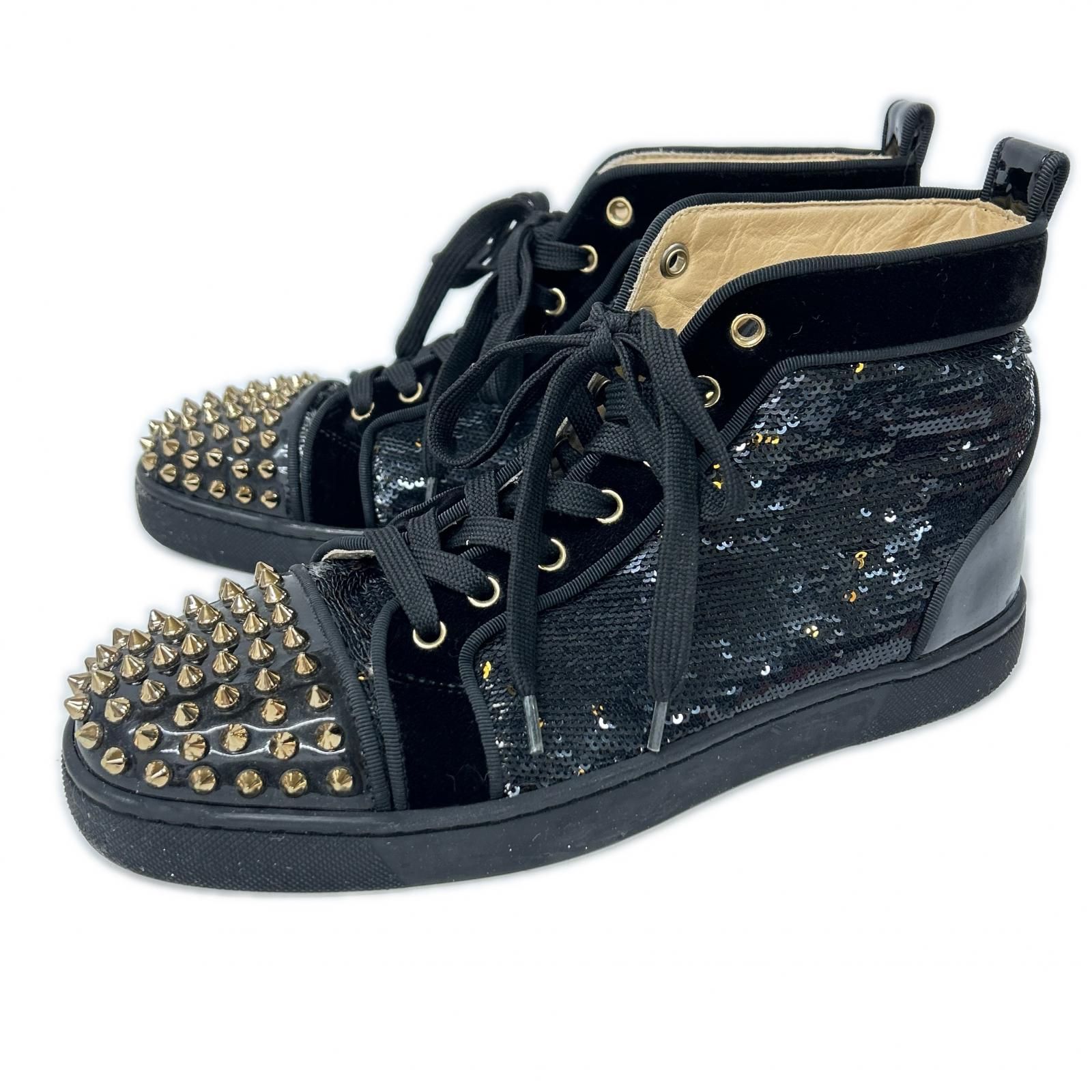 CHRISTIAN LOUBOUTIN クリスチャンルブタン スパイク スパンコール