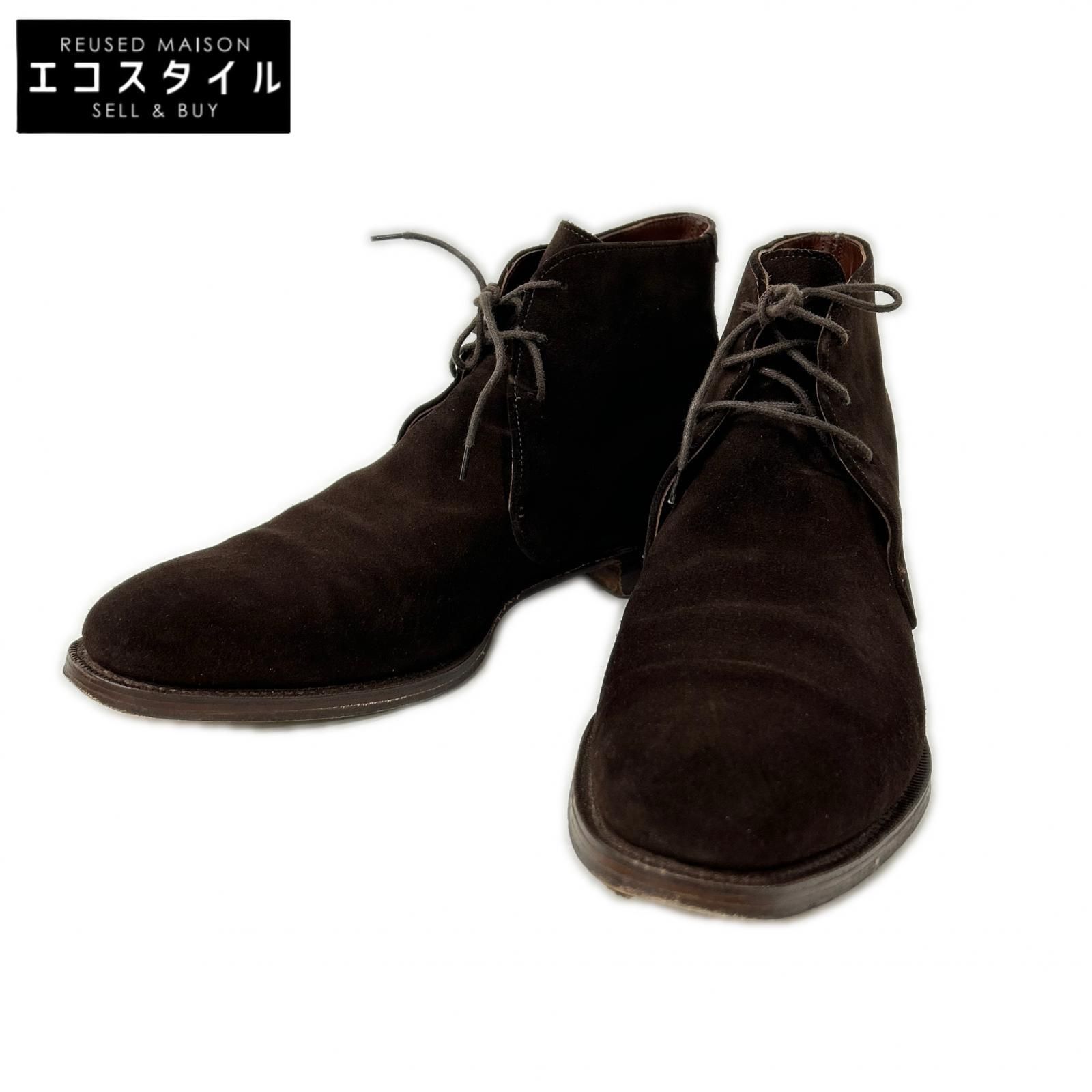 CHEANEY チーニー R276 ポニースエード チャッカブーツ 8 1/2 - メルカリ