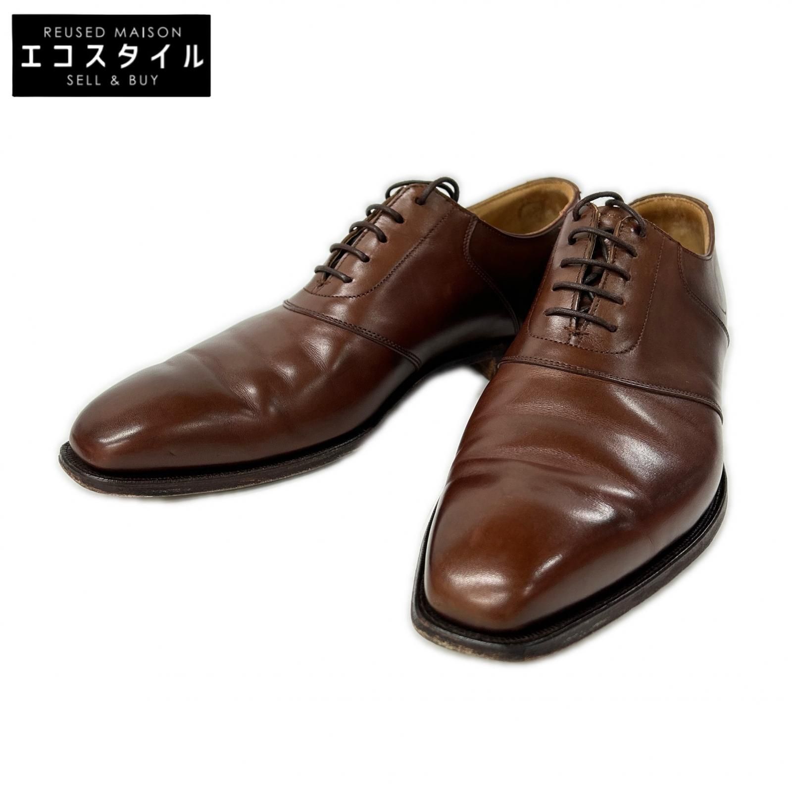 Crockett&Jones　クロケット＆ジョーンズ　5212-14P BARFORD 348ラスト サドルシューズ　8 1/2