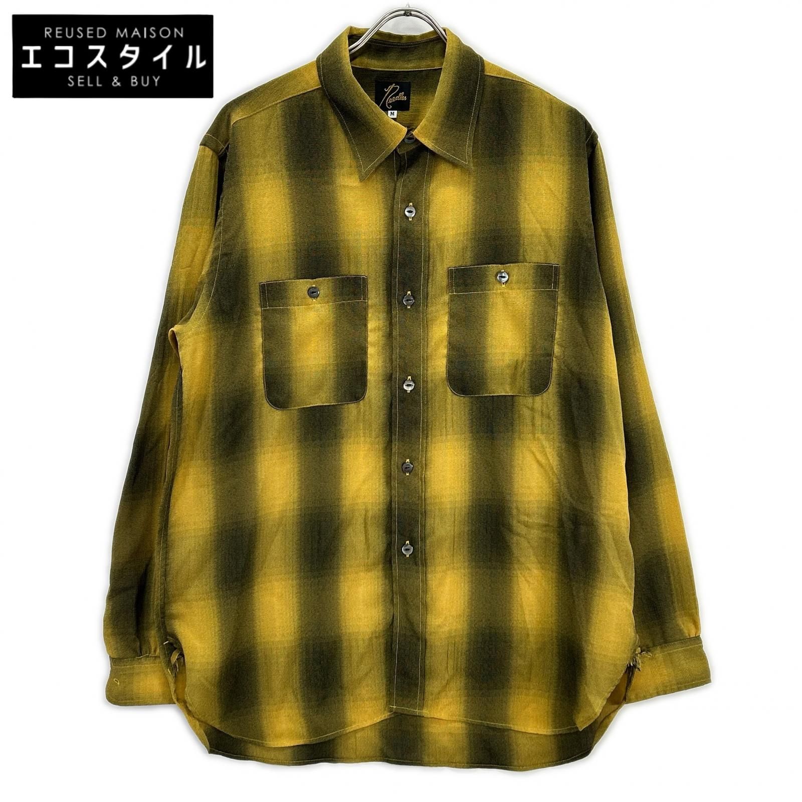needles　ニードルズ　【美品】OT159 オンブレチェック 長袖ワークシャツ　M 15,761円