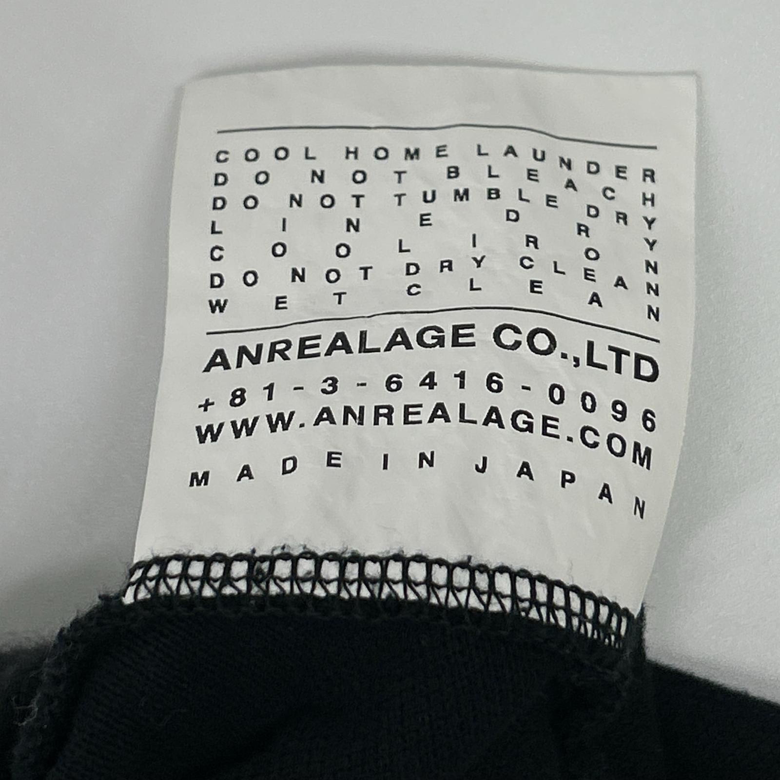 ANREALAGE アンリアレイジ SIDE ANGLE POLO SHIRTS 鹿の子
