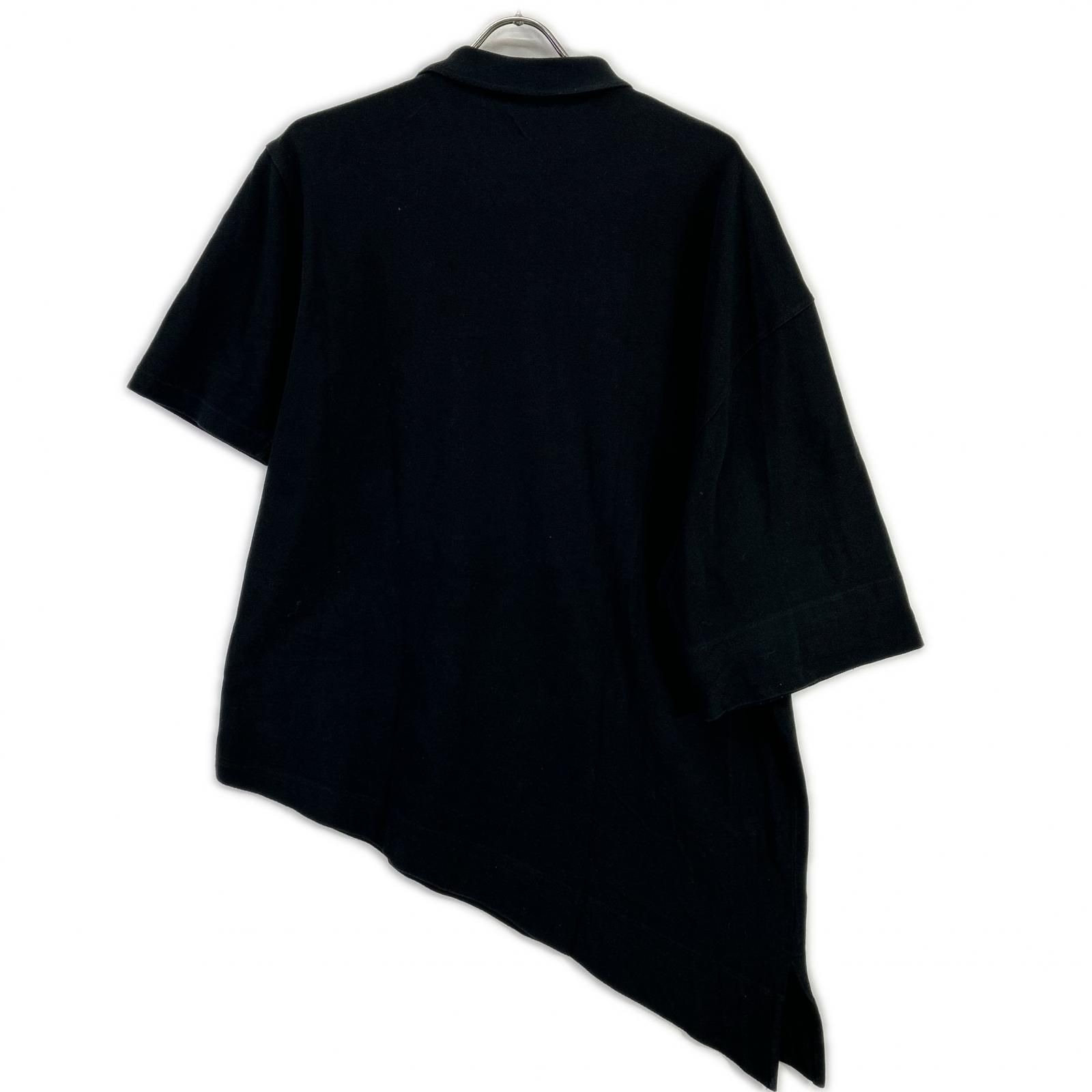 ANREALAGE アンリアレイジ SIDE ANGLE POLO SHIRTS 鹿の子