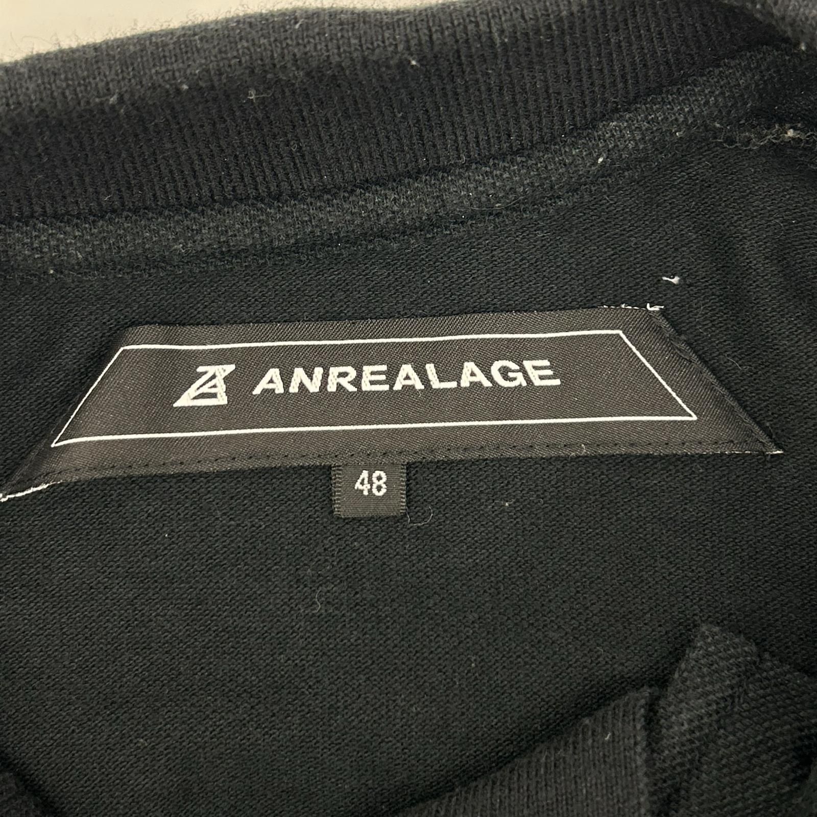 ANREALAGE アンリアレイジ SIDE ANGLE POLO SHIRTS 鹿の子