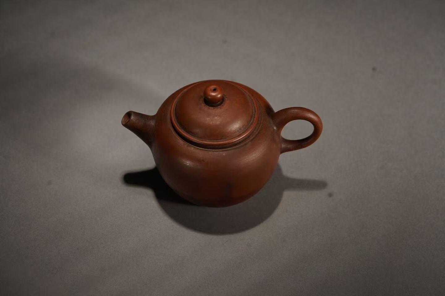 中国美術 朱泥 急須 茶壺 紫砂壺 煎茶道具 古玩 在銘 箱付 中国茶器 唐
