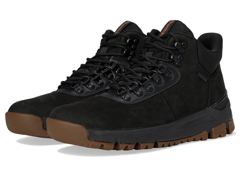 ダナム メンズ シューズ ブーツ・レインブーツ Dunham Alpine Mid Boots Black Leather ブラック