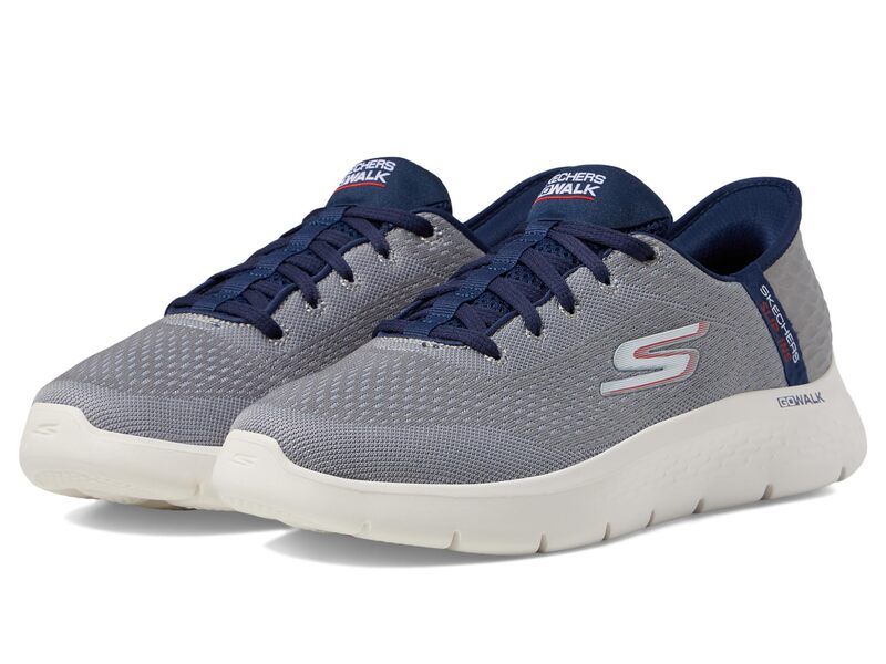 スケッチャーズ メンズ シューズ スニーカー SKECHERS Performance Go Walk Flex New World Hands Free SlipIns GreyNavy グレー