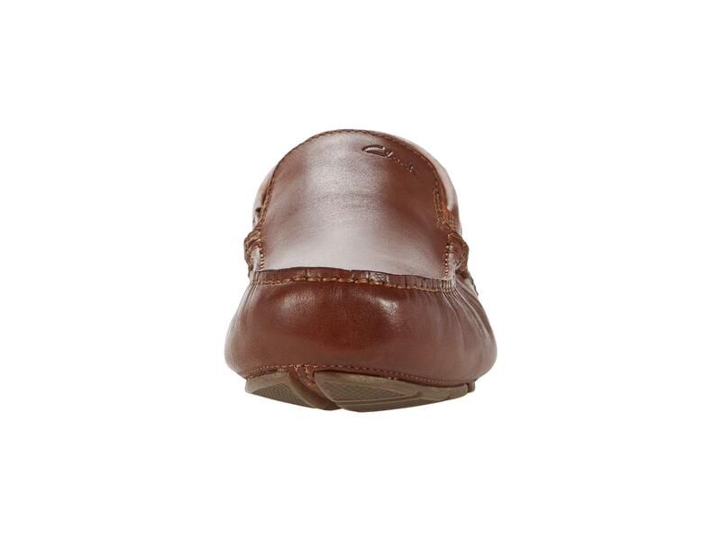クラークス メンズ シューズ スリッポン・ローファー Clarks Markman Plain Dark Tan Leathe タン