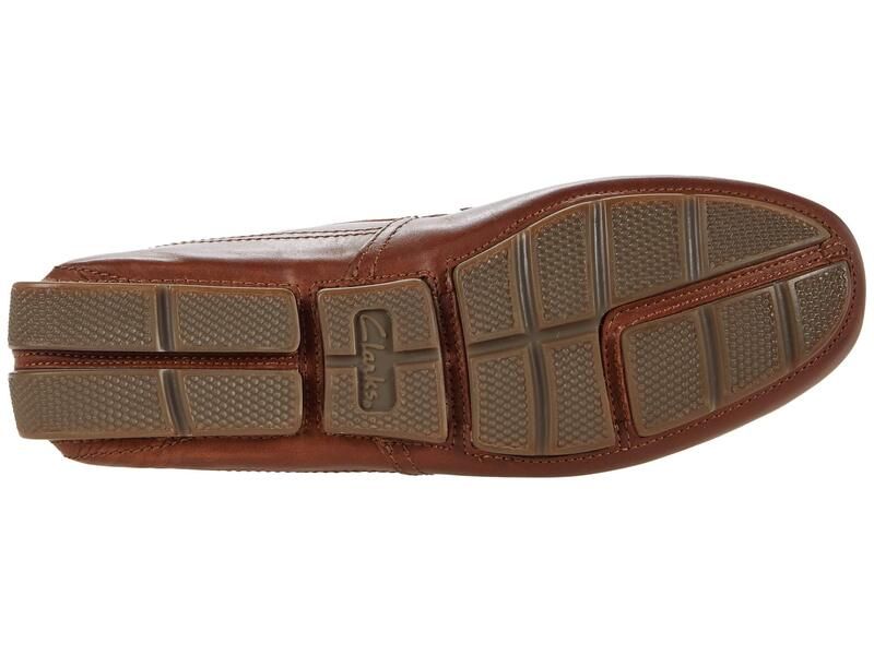 クラークス メンズ シューズ スリッポン・ローファー Clarks Markman Plain Dark Tan Leathe タン