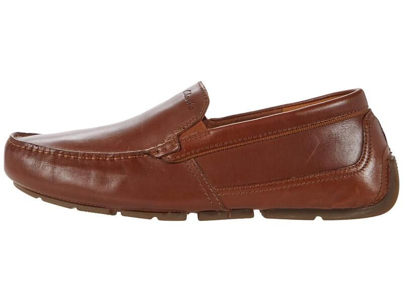 クラークス メンズ シューズ スリッポン・ローファー Clarks Markman Plain Dark Tan Leathe タン