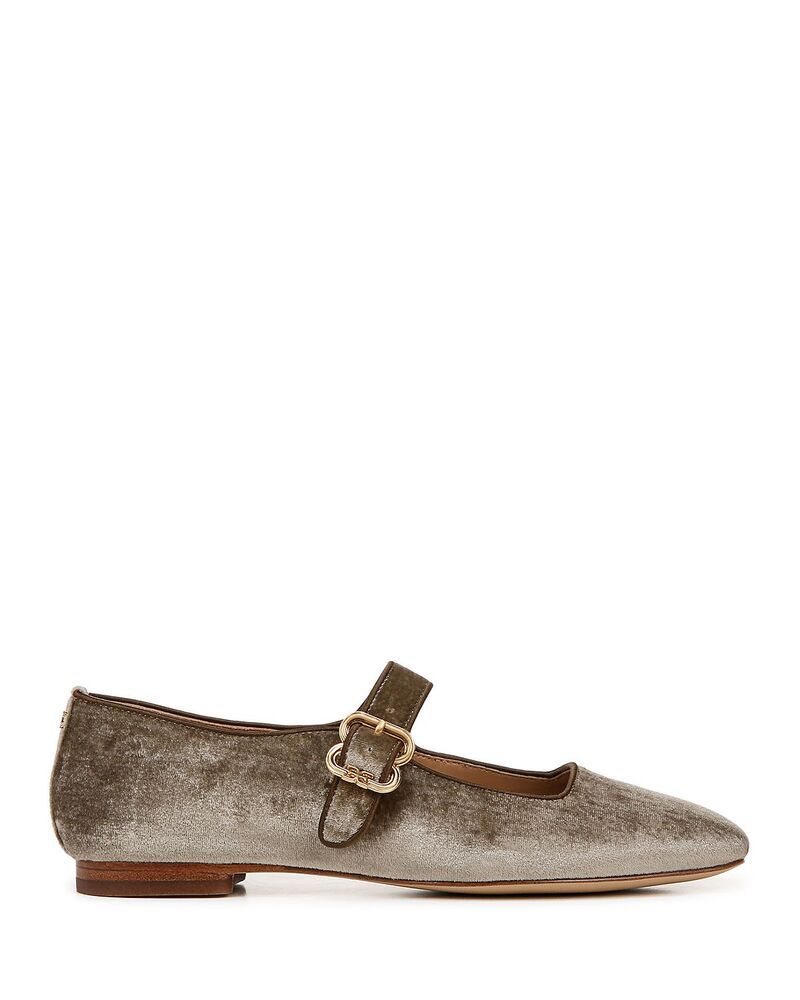 サムエデルマン レディース シューズ パンプス Sam Edelman Womens Michaela Buckled Flats Dark Silver シルバー