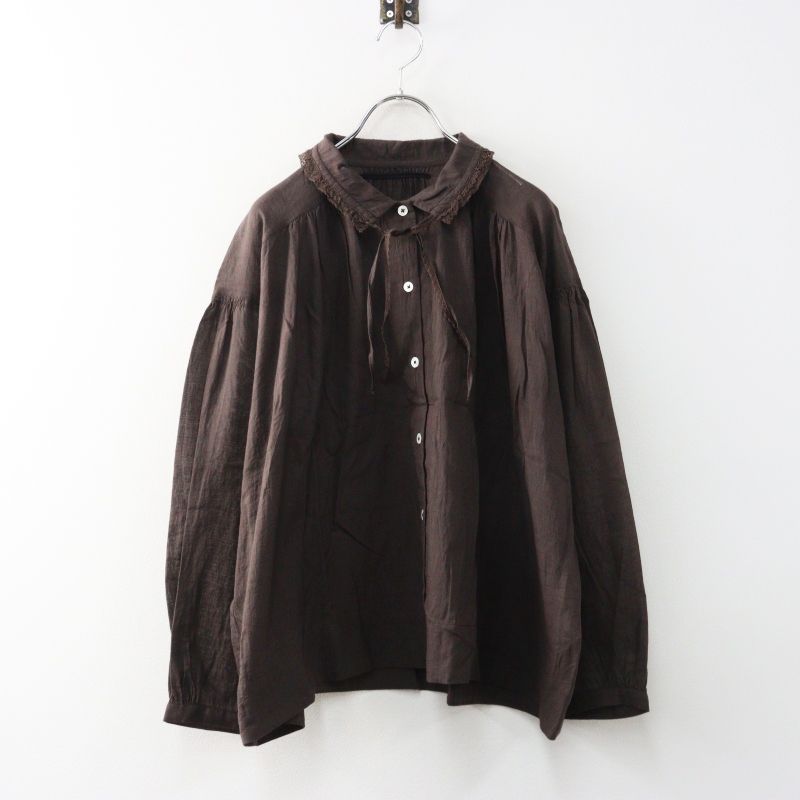 Yesterday Cross コットンハウスアヤ　レースカラー半袖ブラウス コットンハウスアヤ イエスタデークロス Cotton House Aya Yesterday