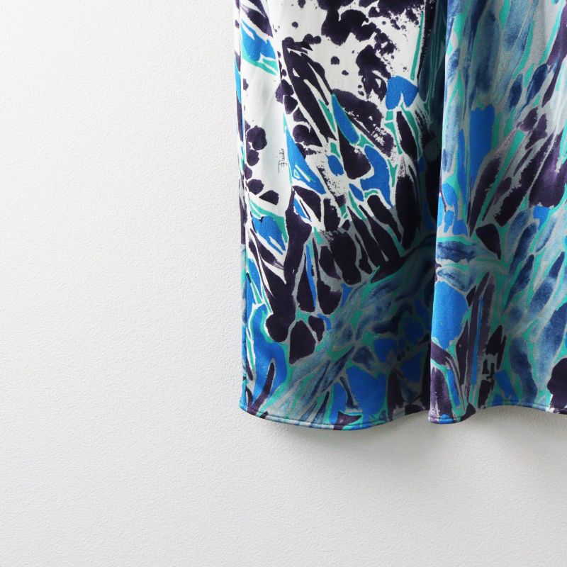 新タグ エミリオプッチ EMILIO PUCCI 総柄プリント シルクストレッチ