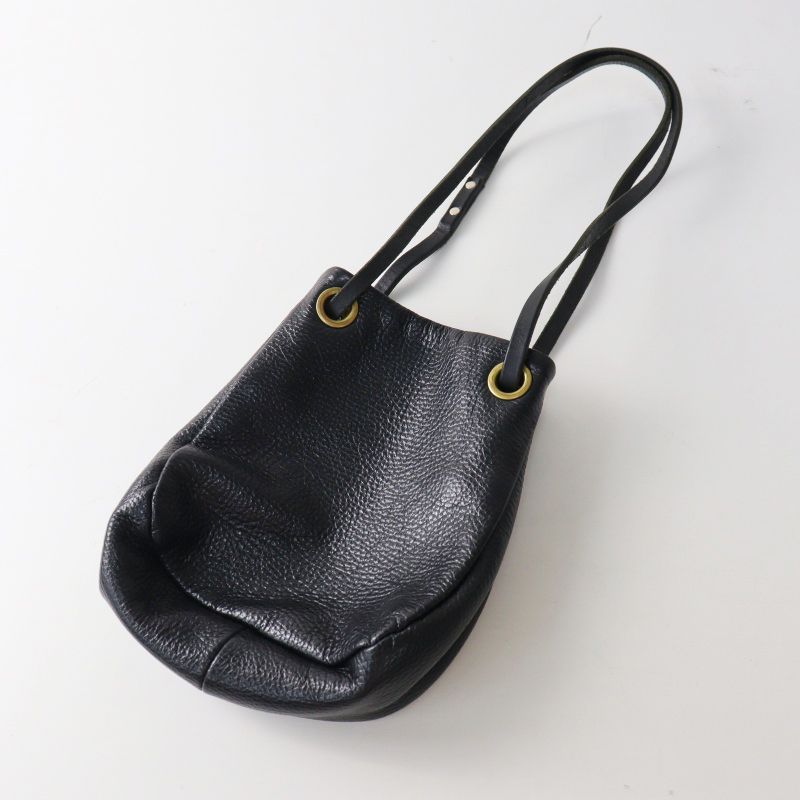 美品 ミミベリー MIMI BERRY BEBE ベベ レザー 2way ドローストリング 