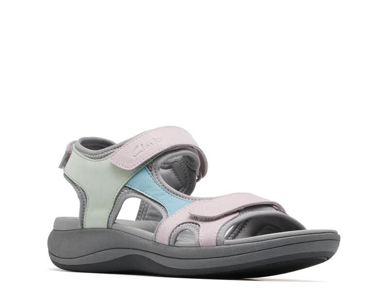 クラークス レディース シューズ サンダル ClarksMira Bay Trail Sandal GreyGreen グレー
