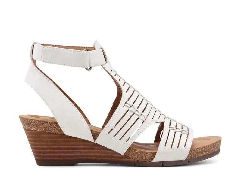 アースオリジン レディース シューズ サンダル Earth OriginsHarlea Wedge Sandal Ivory アイボリー