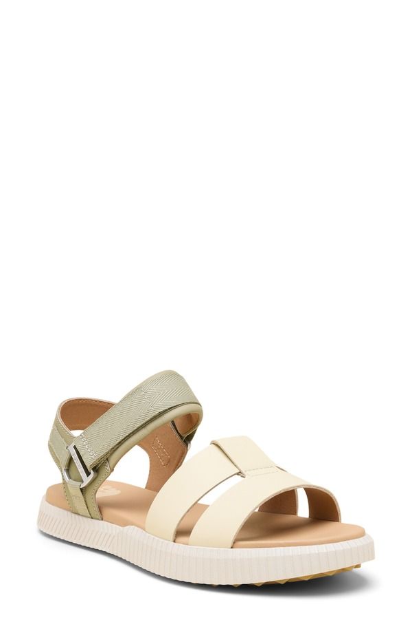 ソレル レディース シューズ サンダル アンクル SOREL ONAVE Ankle Strap Sandal Dusty Twill Honey White ホワイト