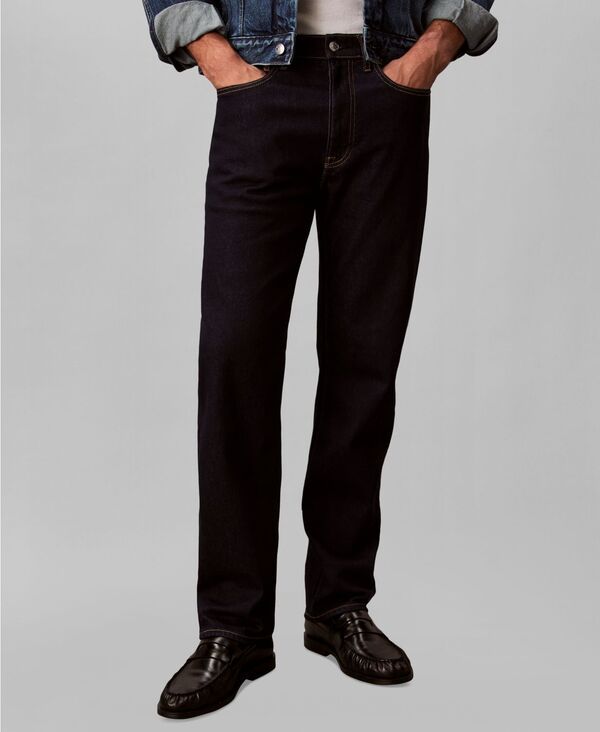 カルバンクライン メンズ ボトムス デニムパンツ ジーンズ Calvin Klein MenstraightFit Stretch Denim Jeans CK Classic Rinse デニム