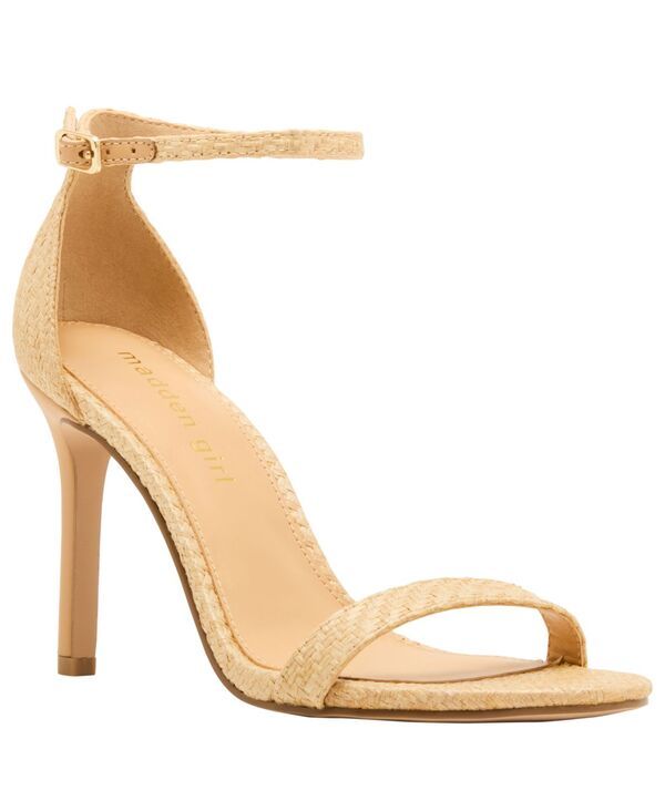 マッデンガール レディース シューズ サンダル Madden Girl Brazen TwoPiece Stiletto Dressandals Raffia