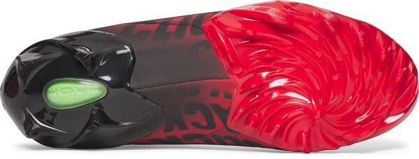 アンダーアーマー メンズ シューズ スニーカー Under Armour Spotlight Pro PTH Football Cleats RedBlackSilver ブラック