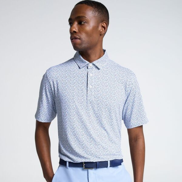 ウォルターヘーゲン メンズ トップス ポロシャツ プリント Walter Hagen Mens Performance 11 Novelty Print Golf Polo Tossed Trophy