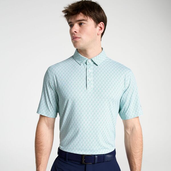 ウォルターヘーゲン メンズ トップス ポロシャツ プリント Walter Hagen Mens Performance 11 Novelty Print Golf Polo Lucky Drinks