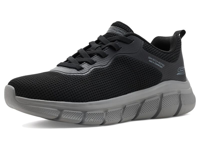 スケッチャーズ メンズ シューズ スニーカー BOBS from SKECHERS Bobs B Flex Arch Comfort Edge Black ブラック