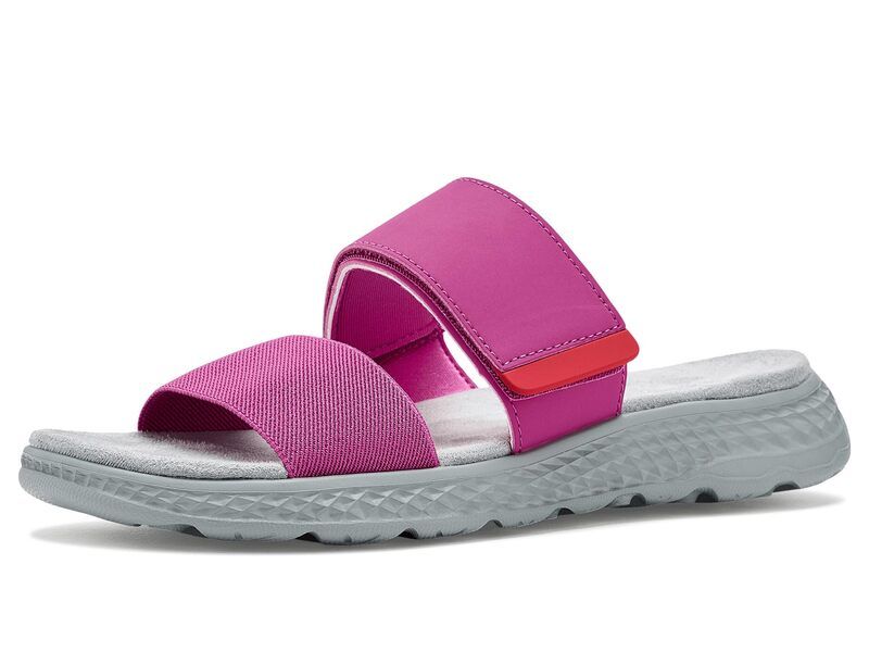 プロペット レディース シューズ サンダル Propetravelactiv Allegra Slide GreyFuchsia グレー