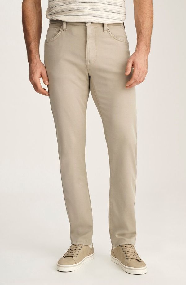 ３４ヘリテージ メンズ ボトムス カジュアルパンツ ストレート 34 Heritage Charisma Relaxed Straight Leg Pants Cashmere Cloud Luxe