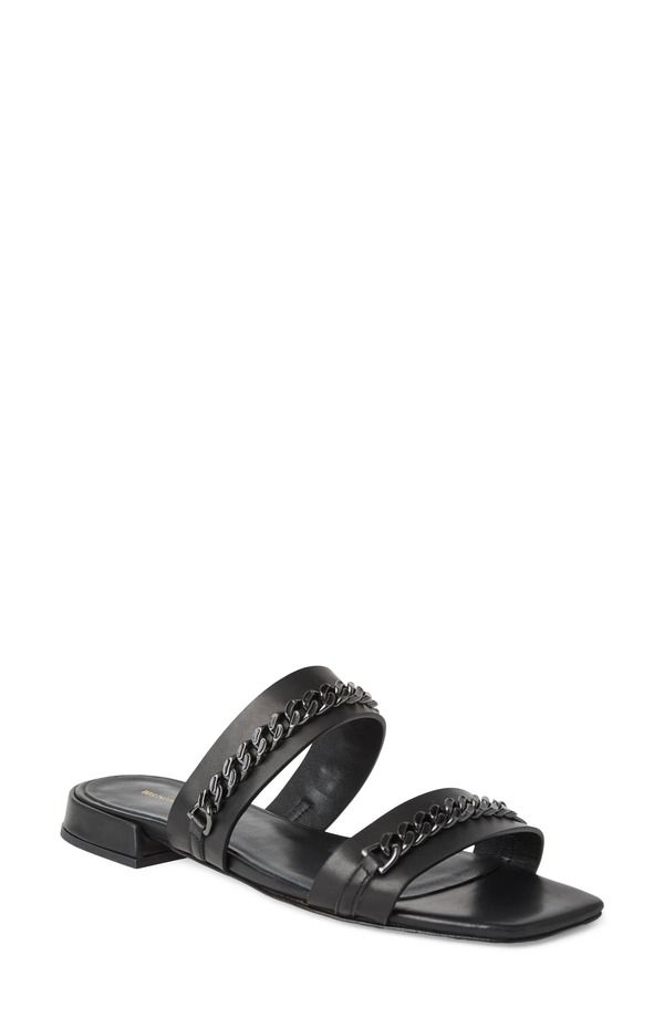 ブルーノマグリ レディース シューズ ヒール サンダル Bruno Magli Brunella Slide Sandal Black Nappa ブラック