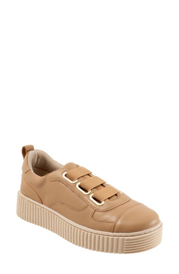 トロッターズ レディース シューズ スニーカー プラットフォーム Trotters Bliss Platform Sneaker Beige ベージュ
