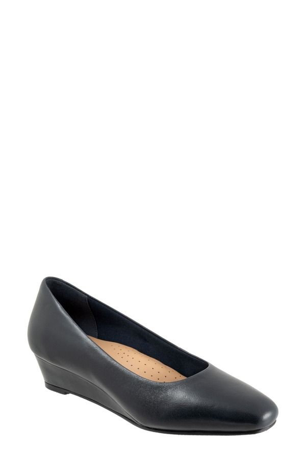 トロッターズ レディース シューズ パンプス Trotters Denisse Wedge Pump Navy ネイビー