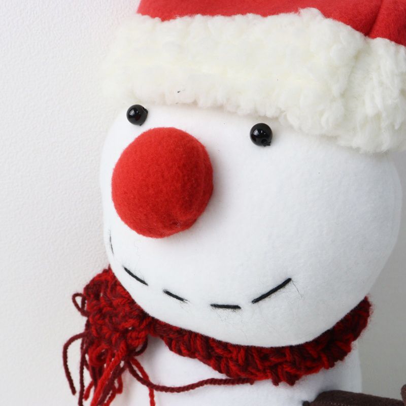 BOBBY DAZZLER ボビーダズラー　雪だるま　スノーマン　ぬいぐるみ ボビーダズラー BOBBY DAZZLER 雪だるま ぬいぐるみ＼ホワイト 一点物