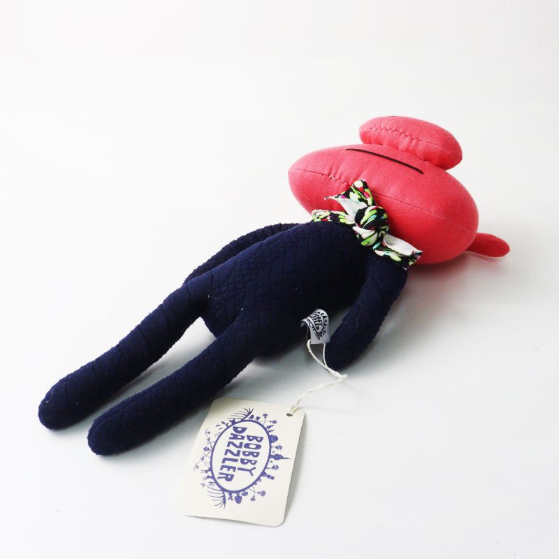 ボビーダズラー BOBBY DAZZLER ブタ ぬいぐるみ＼ピンク ネイビー 一点