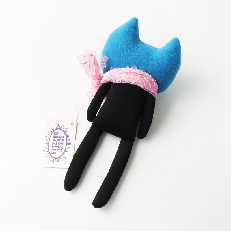 ボビーダズラー BOBBY DAZZLER ネコ ぬいぐるみ＼ブルー ブラック 一点