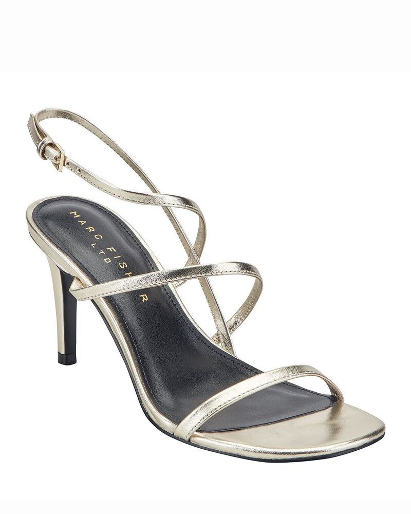 マーク・フィッシャー レディース シューズ サンダル Marc Fisher LTD Womens Denzi Round Toe Dresstrappy Sandals Gold 710 ゴールド