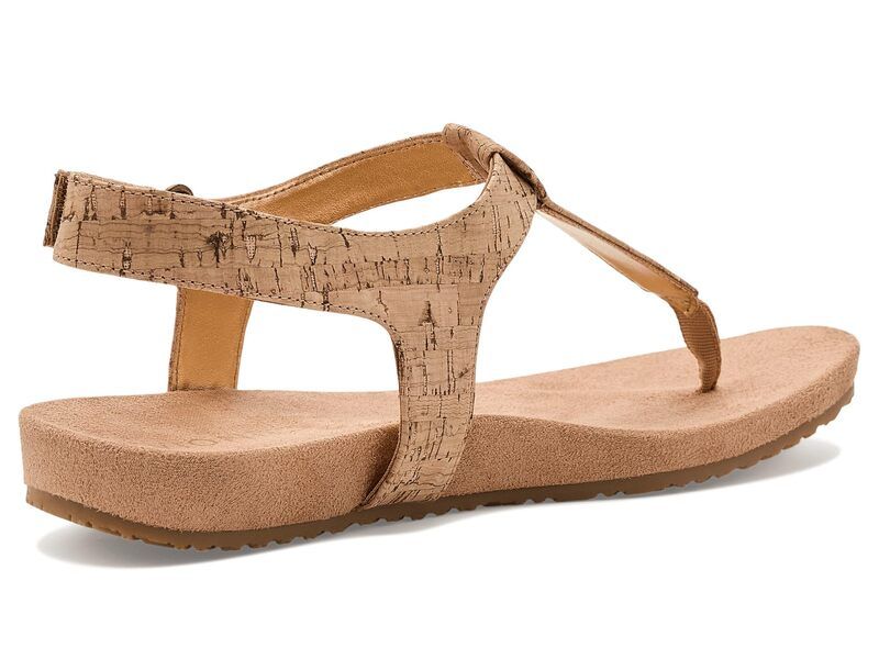 バイオニック レディース シューズ サンダル Vionic Palisades Gold Cork ゴールド