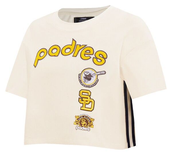 プロスタンダード レディース トップス Tシャツ Pro Standard Womensan Diego Padres Retro Boxy TShirt Brown ブラウン